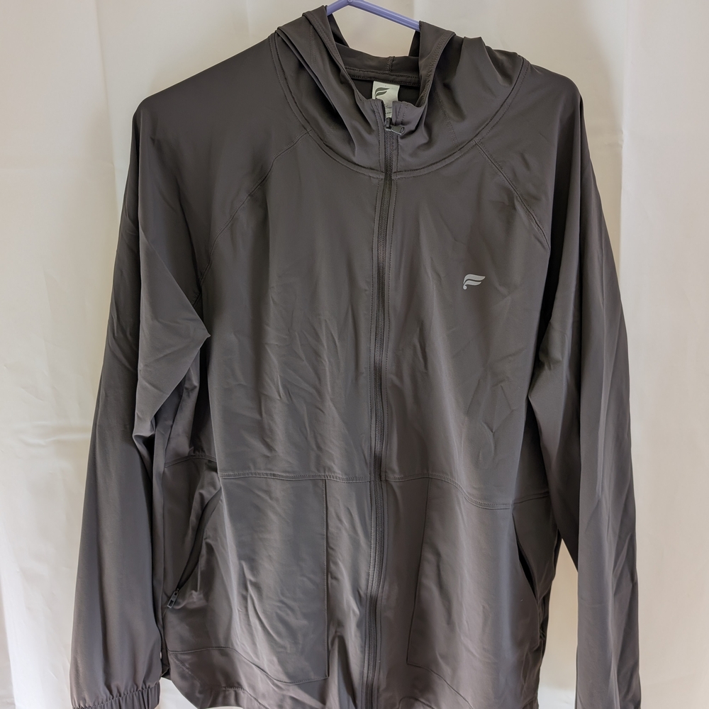 Gray Hooded Jacket